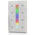 rgbw led systems welegance tek z4 rf touch panel muro 4 zone 503 mexico bianco es