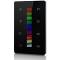 rgbw led systems welegance tek z4 rf touch panel muro 4 zone 503 mexico nero es