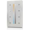 welegance tek dimm cct z4 rf dimmer rgbw led systems touch panel muro 4 zone 503 mexico bianco