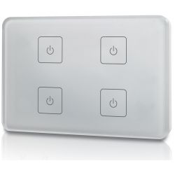 welegance z4 rf rgbw led systems touch panel dimmer muro 4 zone 503 italia bianco