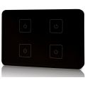 welegance z4 rf rgbw led systems touch panel dimmer muro 4 zone 503 italia nero