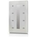 welegance tek dimm z4 rf rgbw led systems touch panel dimmer muro 4 zone 503 mexico bianco