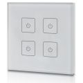 welegance z4 uk rf rgbw led systems touch panel dimmer muro 4 zone 502 uk europa bianco