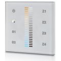 welegance tek dimm cct z4 uk rf dimmer rgbw led systems touch panel muro 4 zone 502 europa bianco